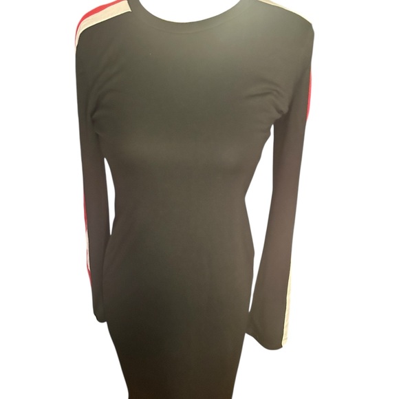 Zara Trafaluc Womens Long Sleeve Crew Neck Fitted Dress - Picture 3 of 8